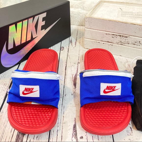 Nike fanny pack Benassi JDI slides New in box - Picture 2 of 6